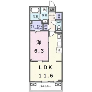ベル ハイネス【2階】の間取り