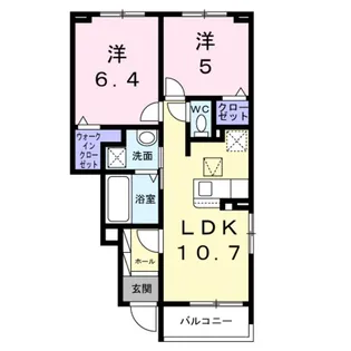 ポンテ アルト 池上 A【1階】の間取り