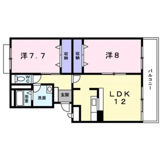 フォレスタフィウ−メ【3階】の間取り