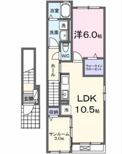 エタン・ロッシⅡ【2階】の間取り