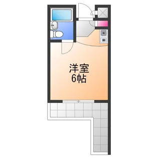 シャルマンフジ大体大【3階】の間取り