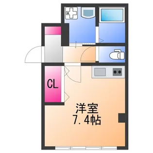 1Rの間取り画像