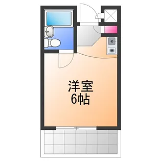 シャルマンフジ大体大【1階】の間取り