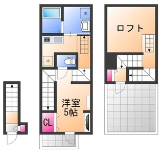 あんしん+HouM浜寺石津15−1001【2階】の間取り