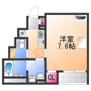 クレイノやよい【1階】の間取り