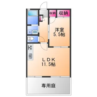 ジョイハウス【1階】の間取り