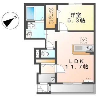 プロスパー【1階】の間取り