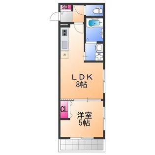 REVITA鳳北町4丁【1階】の間取り