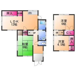 大阪府泉南郡岬町淡輪【一戸建】の間取り