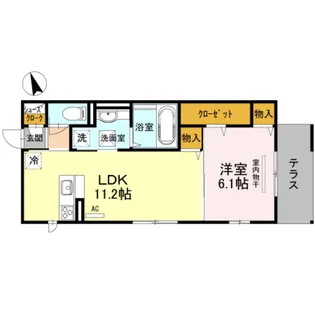 D−room我孫子【2階】の間取り