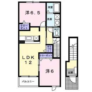 ビューボナーレ【2階】の間取り