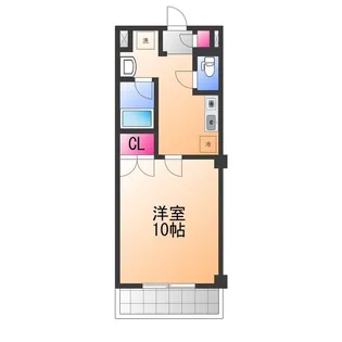 HAMADERA PUNTO【3階】の間取り