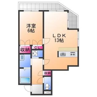 スマイルガーデン【4階】の間取り