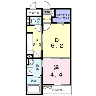 ニューファーム【2階】の間取り