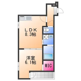 ポート フルール【2階】の間取り