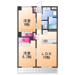 MSコート【1階】の間取り