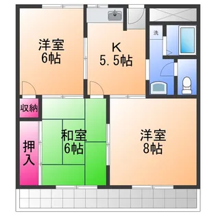 ヴェルディHAL【3階】の間取り