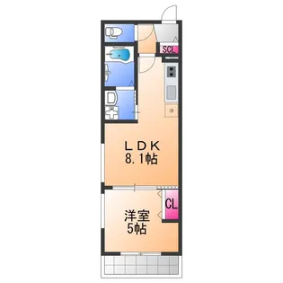 REVITA鳳北町3丁【3階】の間取り