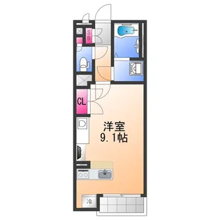 ミランダSouth ViewⅡ【1階】の間取り