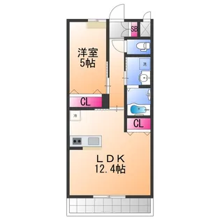 プランドール【2階】の間取り