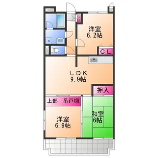 ベルドミール【1階】の間取り