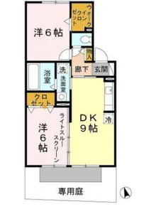 オアシスMARUGEN【1階】の間取り