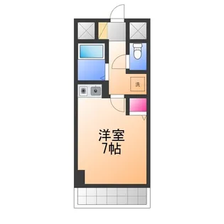 プランドールマサキ【8階】の間取り