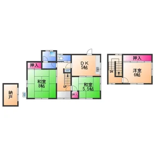 大阪府堺市西区菱木3丁【一戸建】の間取り