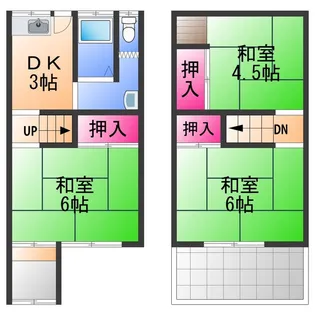 大阪府和泉市富秋町2丁目【一戸建】の間取り