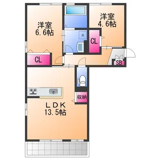 ビスターレ【3階】の間取り