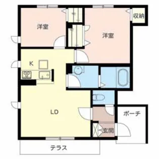 シャーメゾン ウィル【1階】の間取り