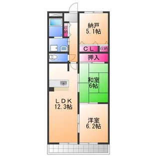 エスポワール21【3階】の間取り