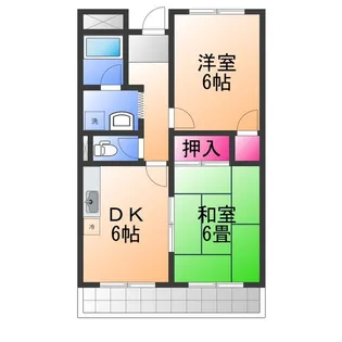 ブルガー光【2階】の間取り