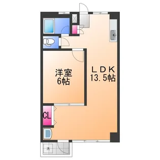 マンション新川【3階】の間取り