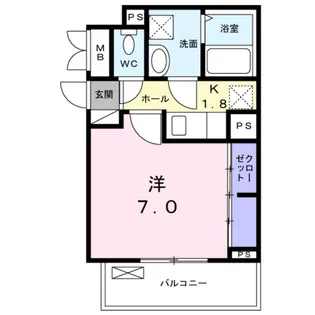 メゾンルミネ 中町【2階】の間取り