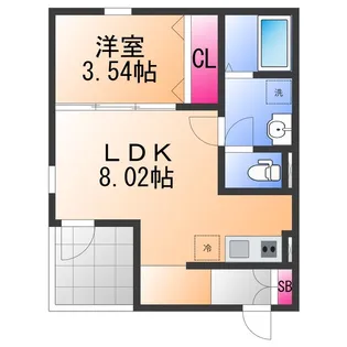 F+style西取石2号館【1階】の間取り