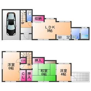 大阪府和泉市鍛治屋町【一戸建】の間取り