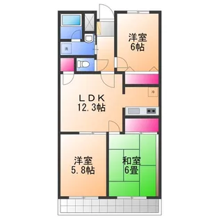 パークレーン【2階】の間取り