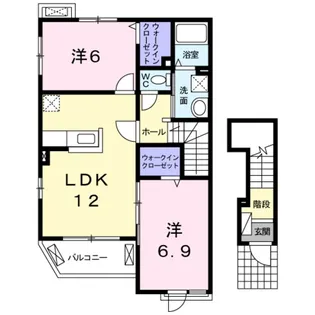フェリーチェ【2階】の間取り