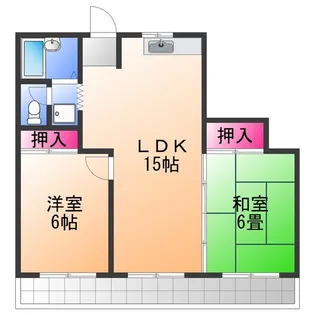 プレアール小瀬【3階】の間取り