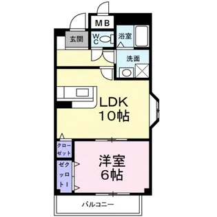 ルーラル・ライフ【1階】の間取り