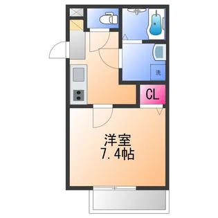 ジーメゾン泉大津イースト【3階】の間取り