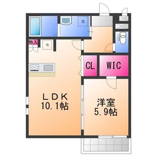 フジパレス森町【2階】の間取り