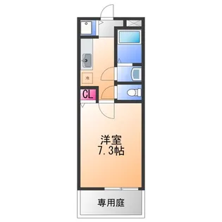 ラ・ユーミン松之浜【1階】の間取り