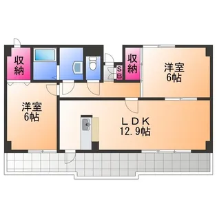 クレールI・K【2階】の間取り