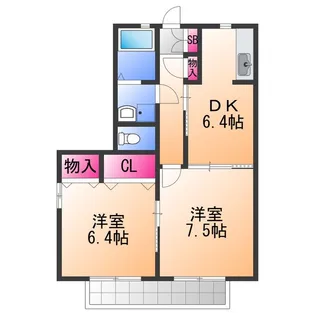 エスポワール A【1階】の間取り