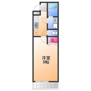 カーサ ディ パエーゼ【2階】の間取り