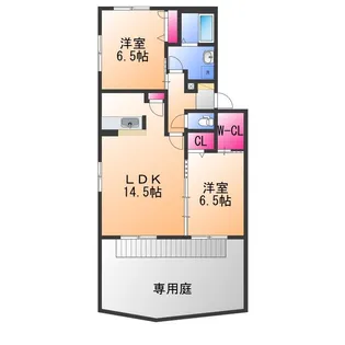 シャーメゾン光明池 D棟【1階】の間取り