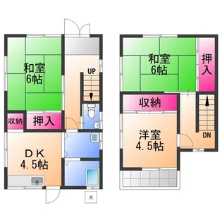 大阪府泉大津市河原町【一戸建】の間取り