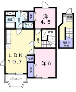 サンセシル【2階】の間取り